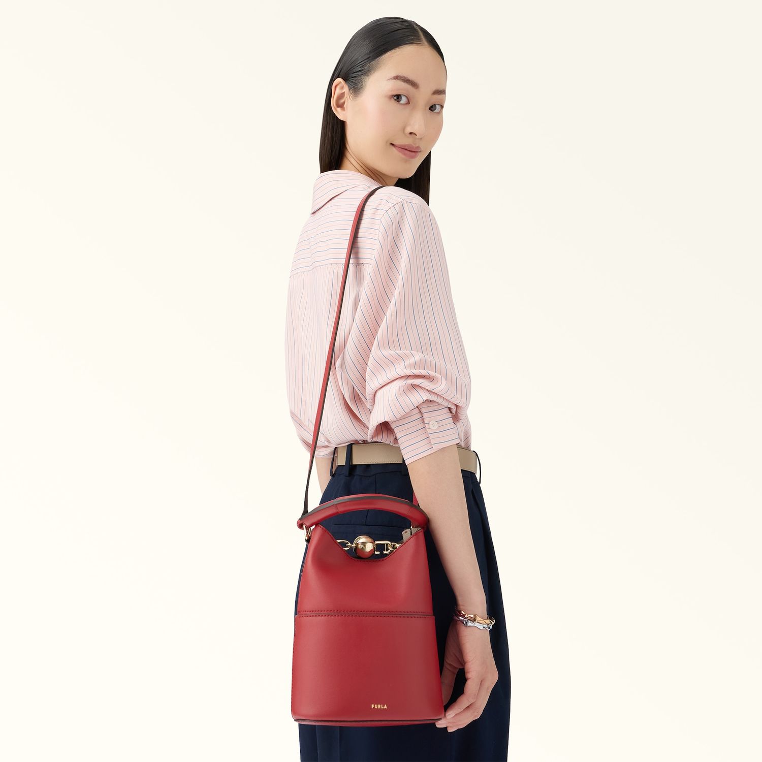 Furla sfera borsa mini - Rosso