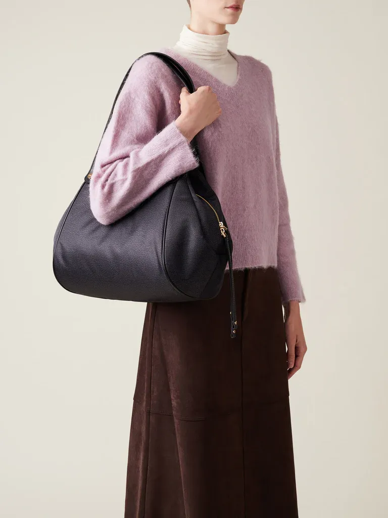 MARIE SHOPPER LARGE - DARK BLACK