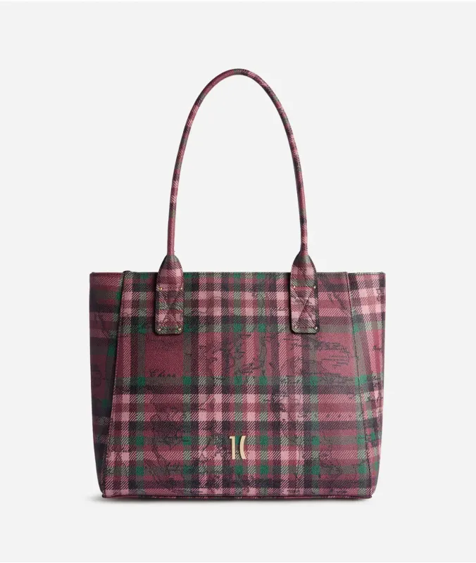 Tartan Borsa Shopping - Rosso Acero
