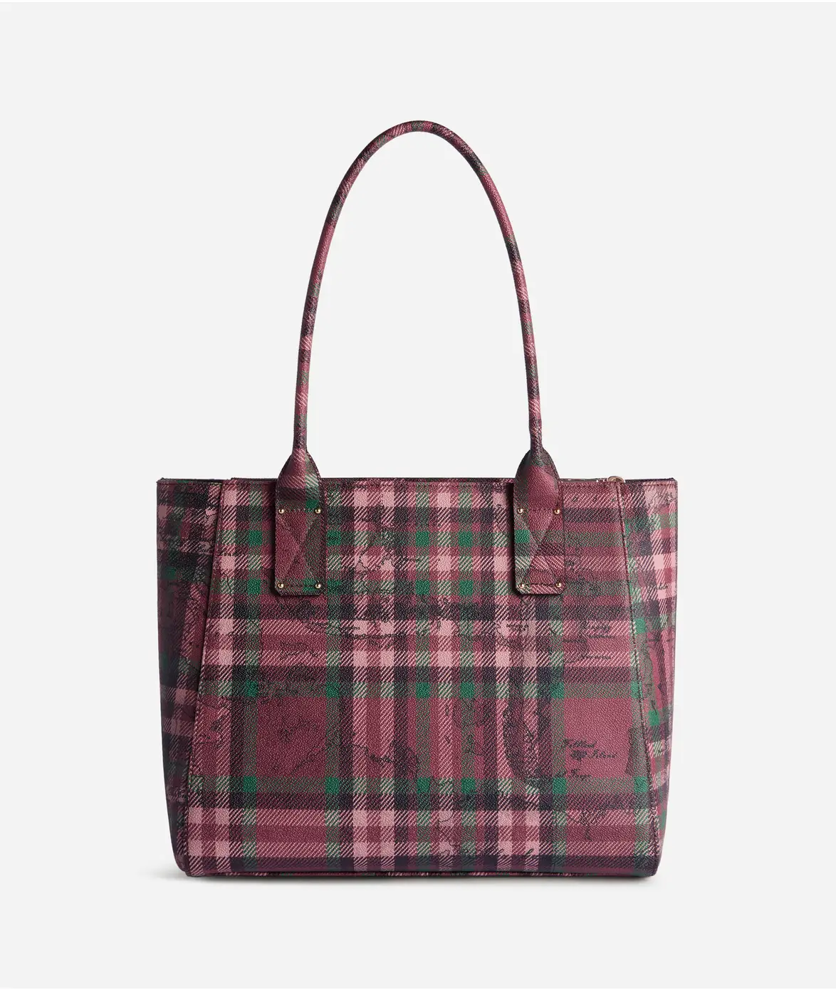Tartan Borsa Shopping - Rosso Acero
