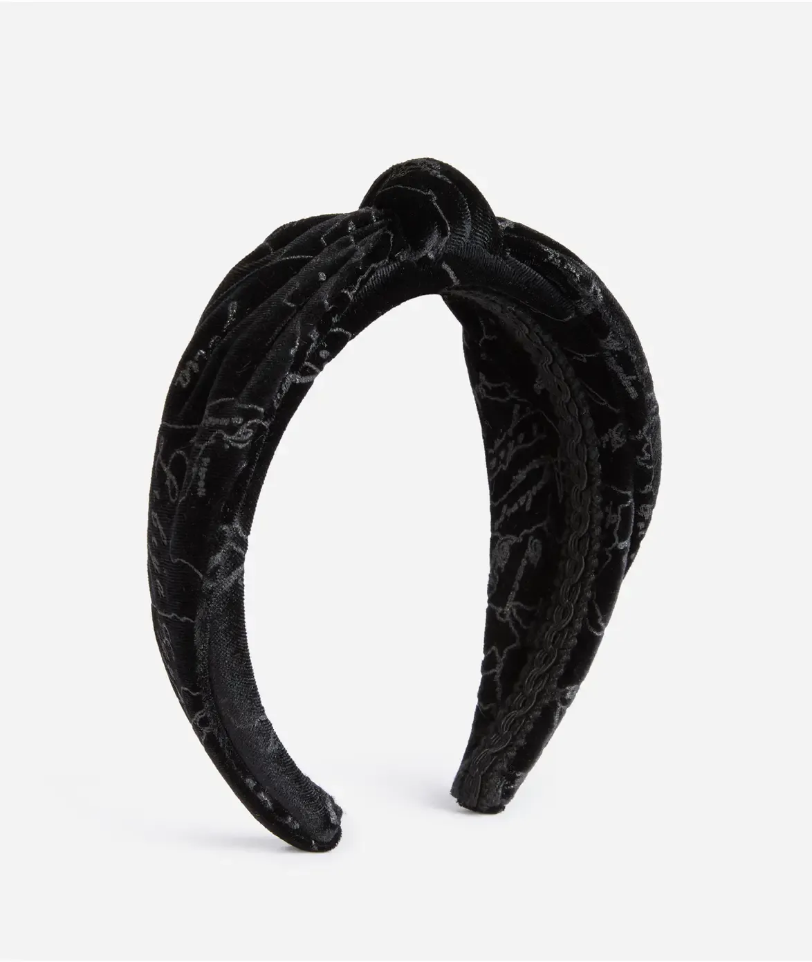 Cerchietto in velluto Geo - Nero Cerchietto in velluto Geo - Nero