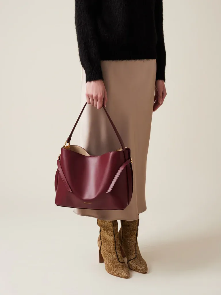 BRIDLE BORSA SECCHIELLO - MERLOT