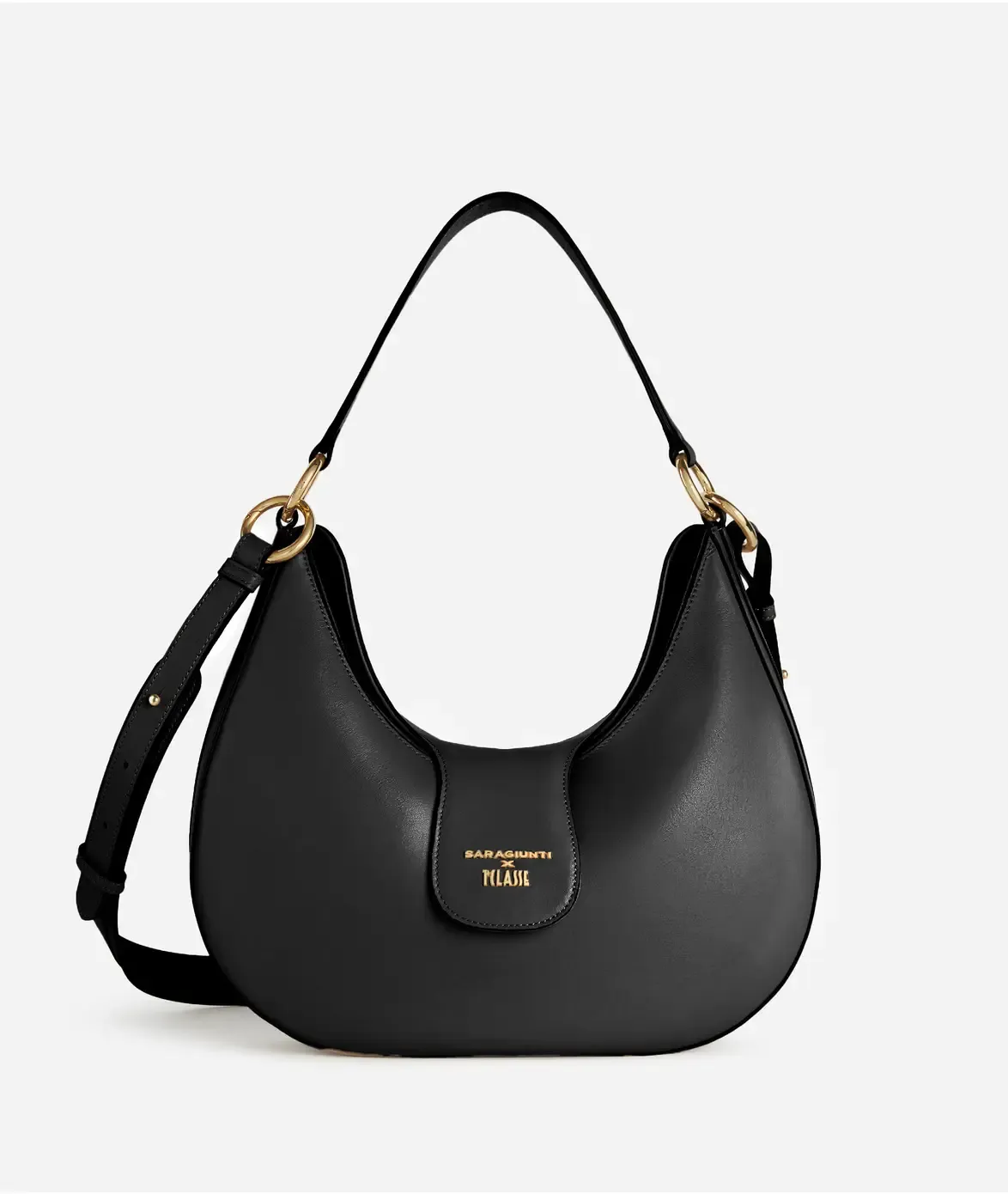 SARA GIUNTI x  1ᴬ Classe sottospalla grande in pelle - Nero