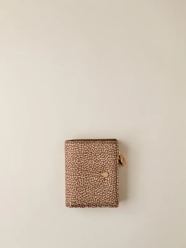 Portafoglio Small di tessuto op- Beige/Brown
