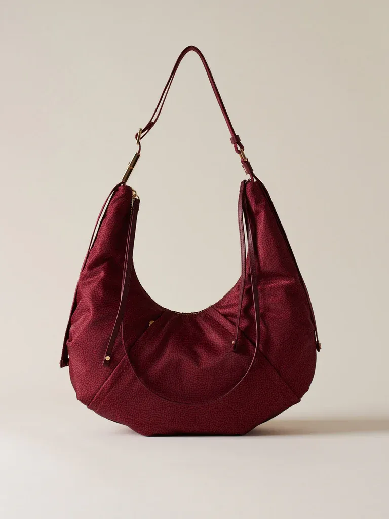 FOLD HOBO MEDIUM -MERLOT FOLD HOBO MEDIUM -MERLOT