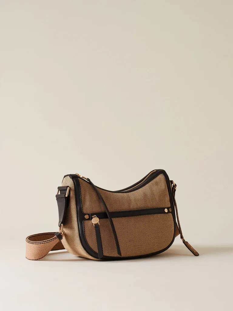 LUNA BAG SMALL - NATURALE/ EBANO