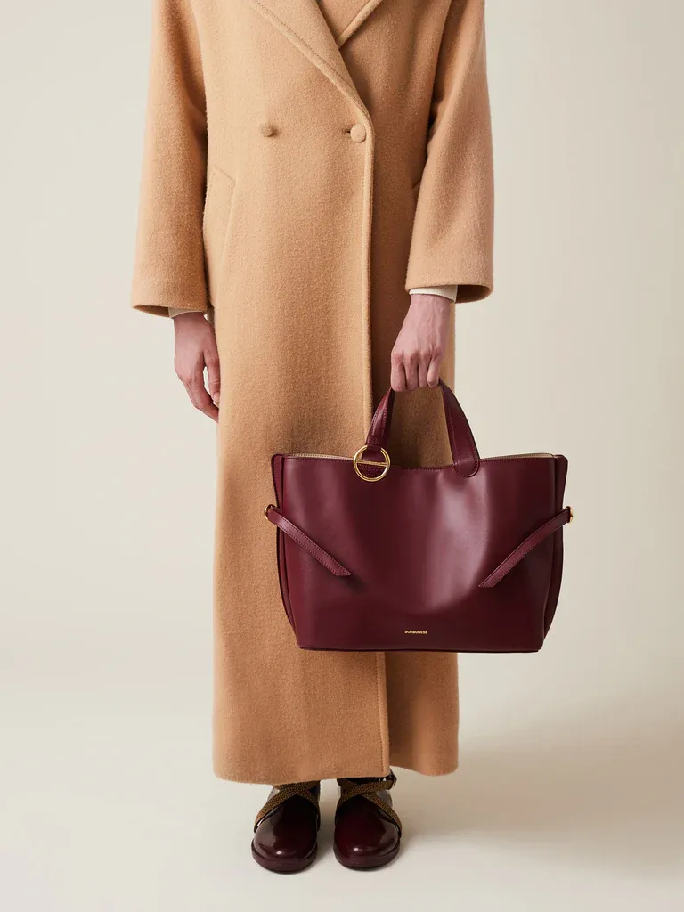 BRIDLE - BORSA SHOPPING - MERLOT