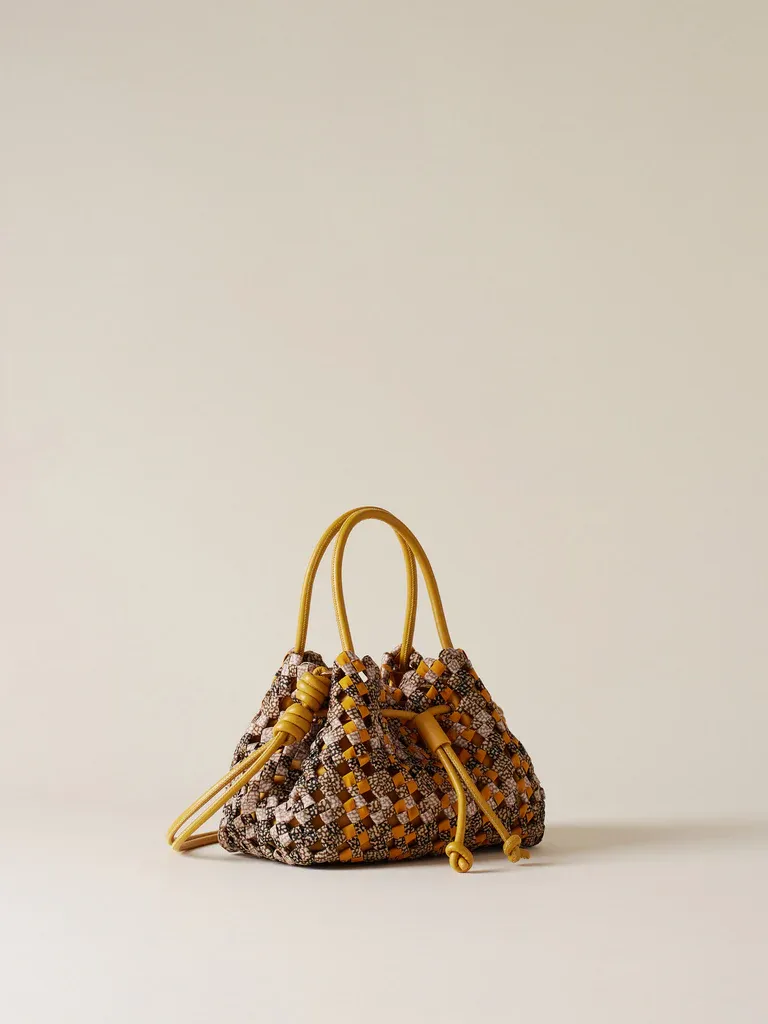 Nido borsa mini - Multicolore op/ saffron