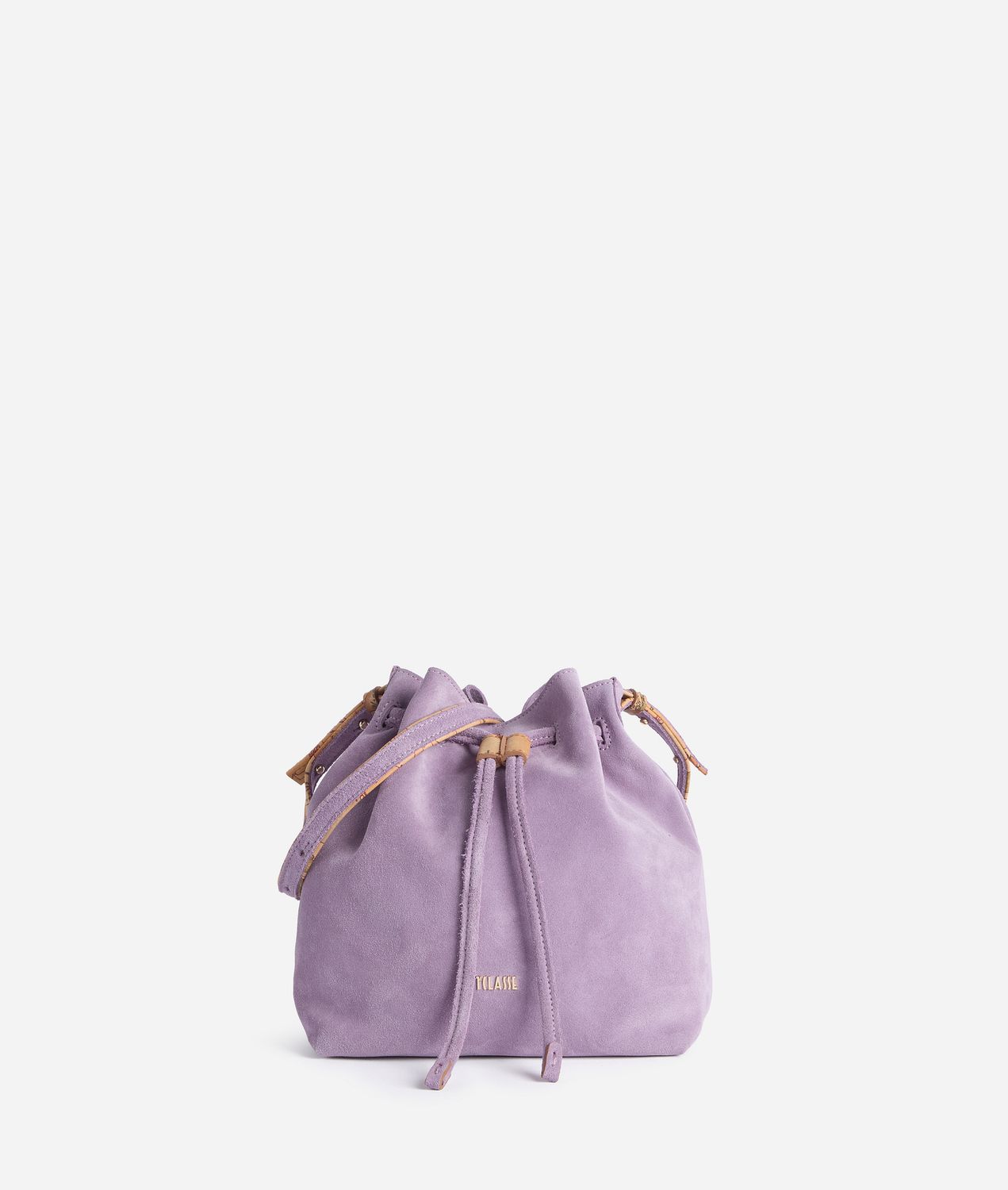 Tribal Leather borsa secchiello -Lilla