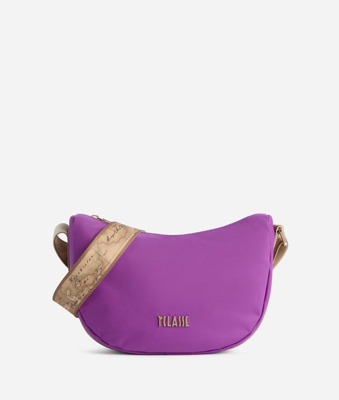 Breeze Nylon tracolla a mezzaluna piccola Lilla