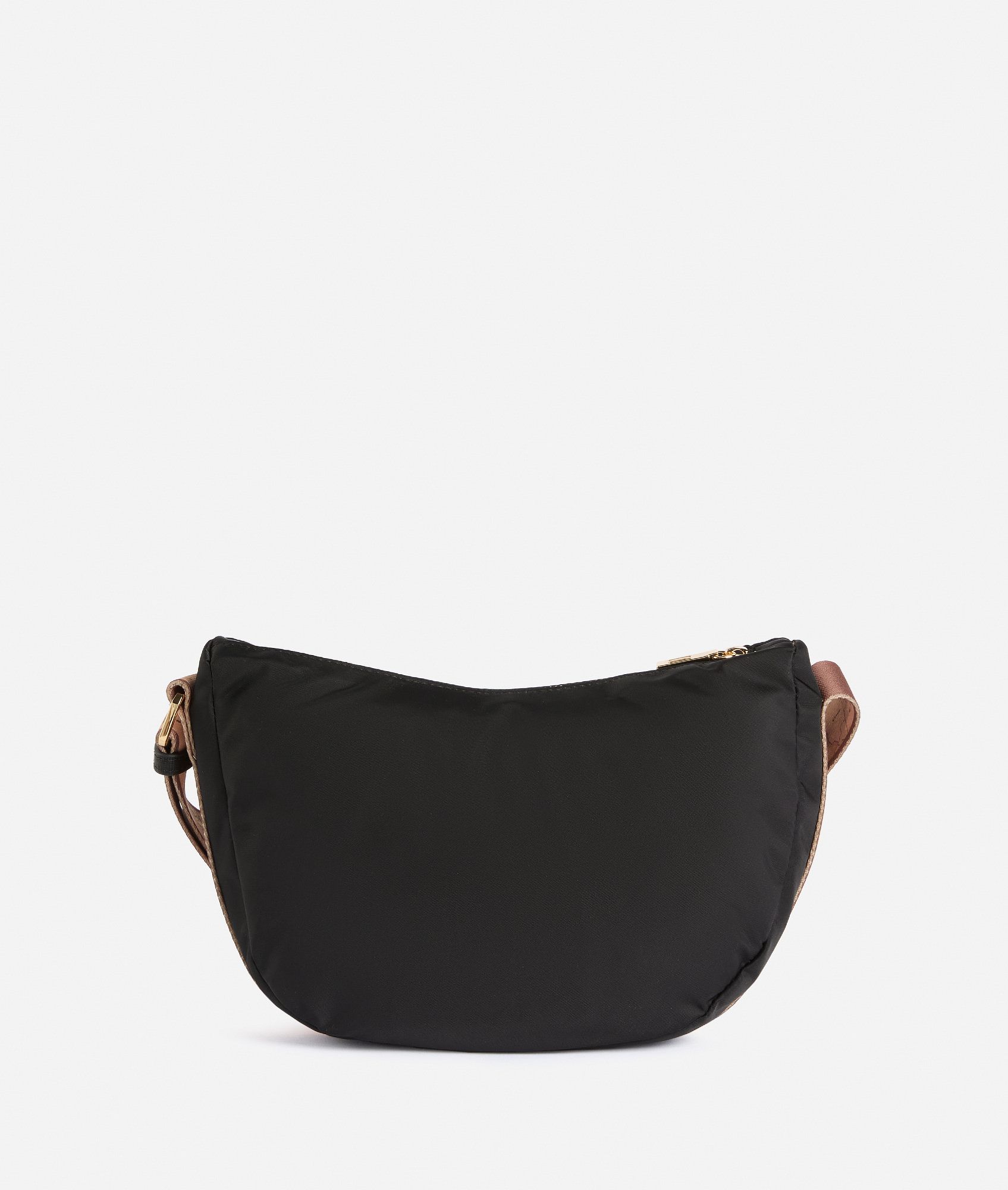 Breeze Nylon tracolla a mezzaluna piccola Nera