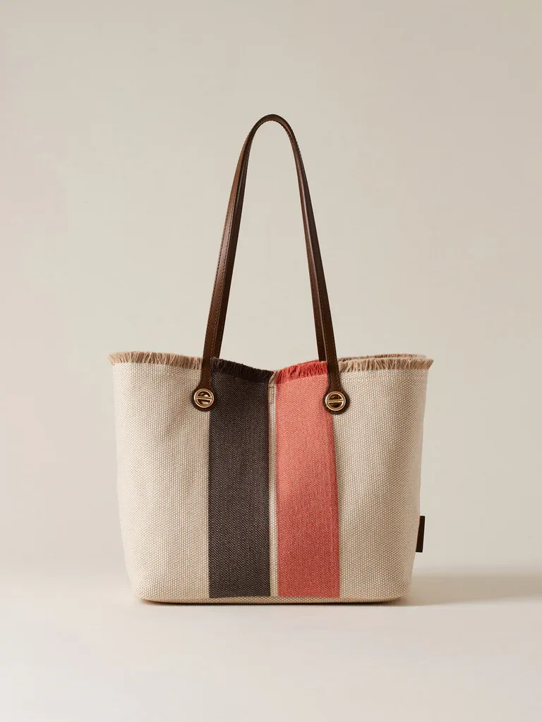 BORSA SHOPPING LARGE -CORDA / RED PAPAYA