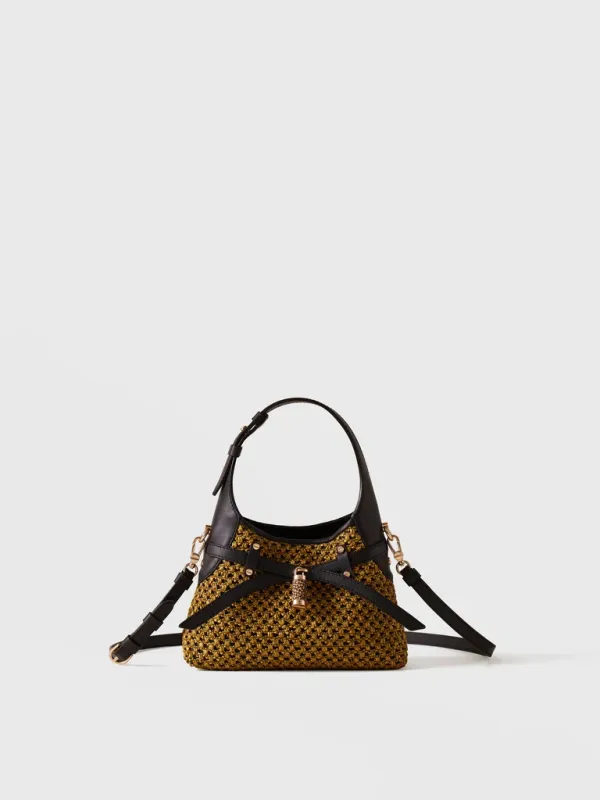 HALO MINI BAG SENAPE/ EBANO