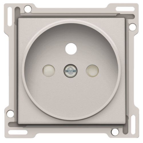 Afwerkingsset voor stopcontact met penaarde en beschermingsafsluiters, inbouwdiepte 21 mm, light grey
Referentiecode
102-66101