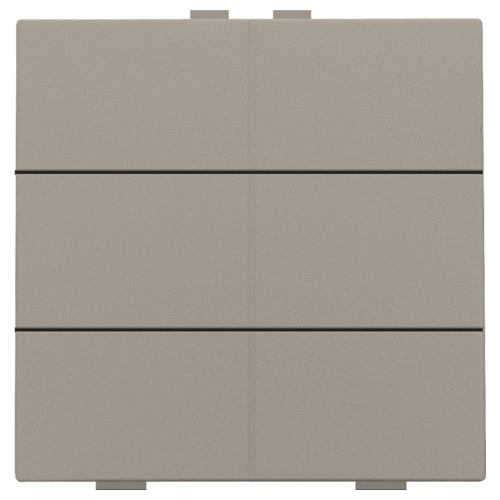 Zesvoudige drukknop voor Niko Home Control, bronze
Referentiecode
123-51006