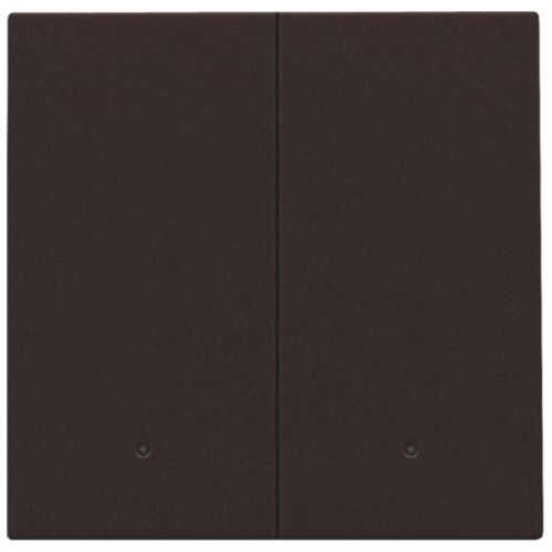 Afwerkingsset met lens voor dubbele elektronische schakelaar of drukknop, dark brown
Referentiecode
124-32004