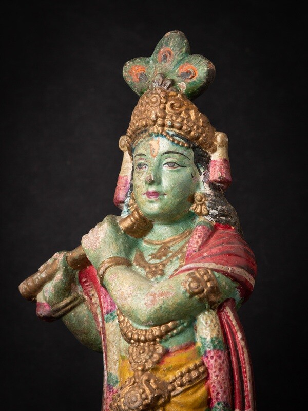 Antiek aardewerk: Krishna met fluit