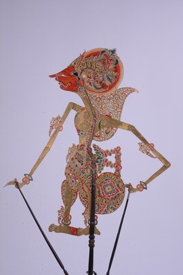 Old wayang Kulit puppet