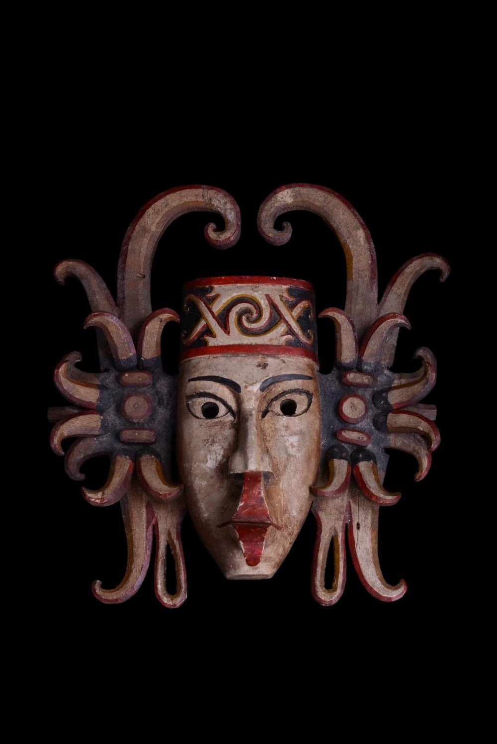 Godenmasker, Kenyah Dayak, Oost-Kalimantan
