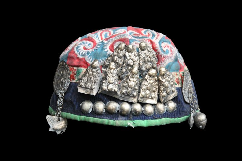 ​Miao babyhoedje, China