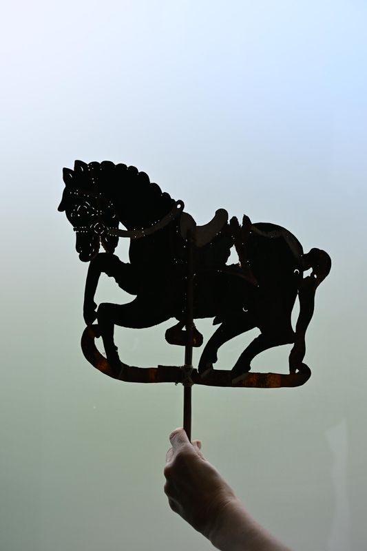 Zwart paard