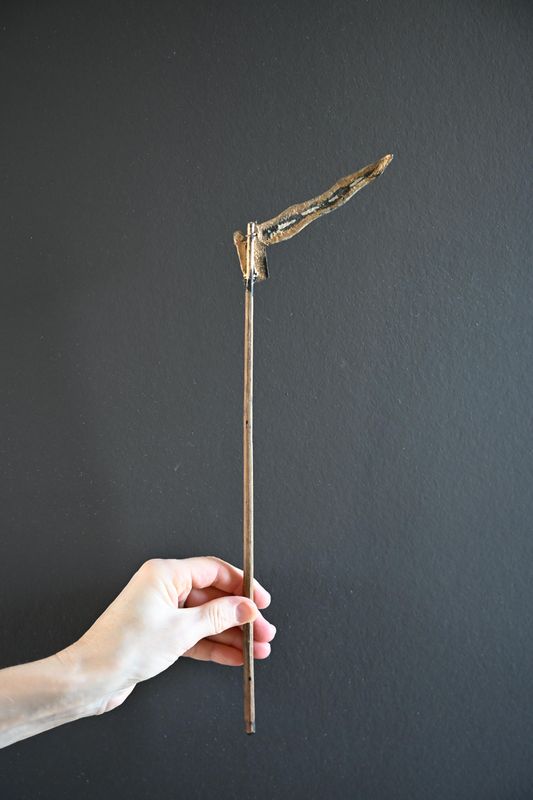 Knife with a typical Keris shape