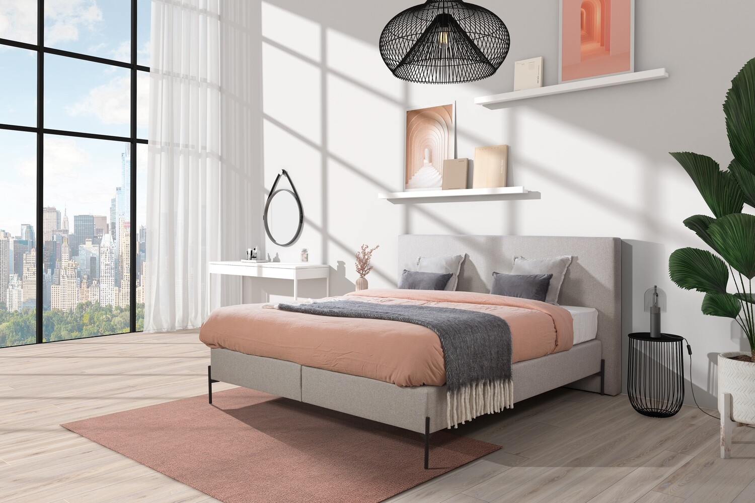 Axelsson Mundo Paris vlakke 2-persoons boxspring