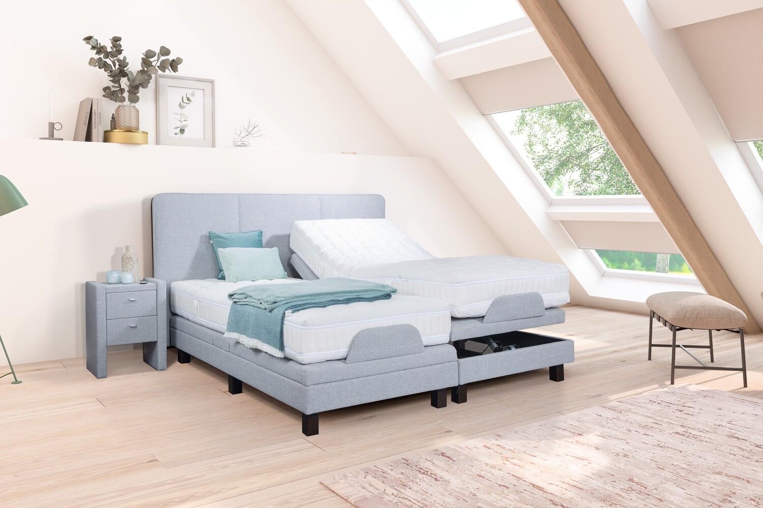 Axelsson Mundo Paris elektrische 2-persoons boxspring