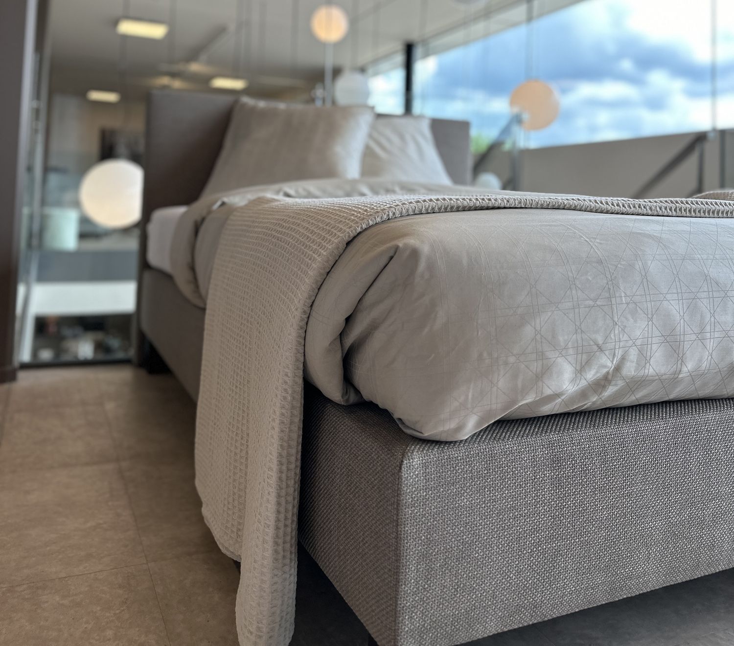 Recor Primo Cube Boxspringset Junior 90x200 AVA Greige