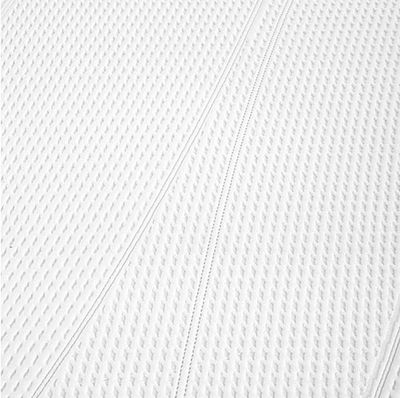 Topper Bodyprint Wave - detail Tencel hoes