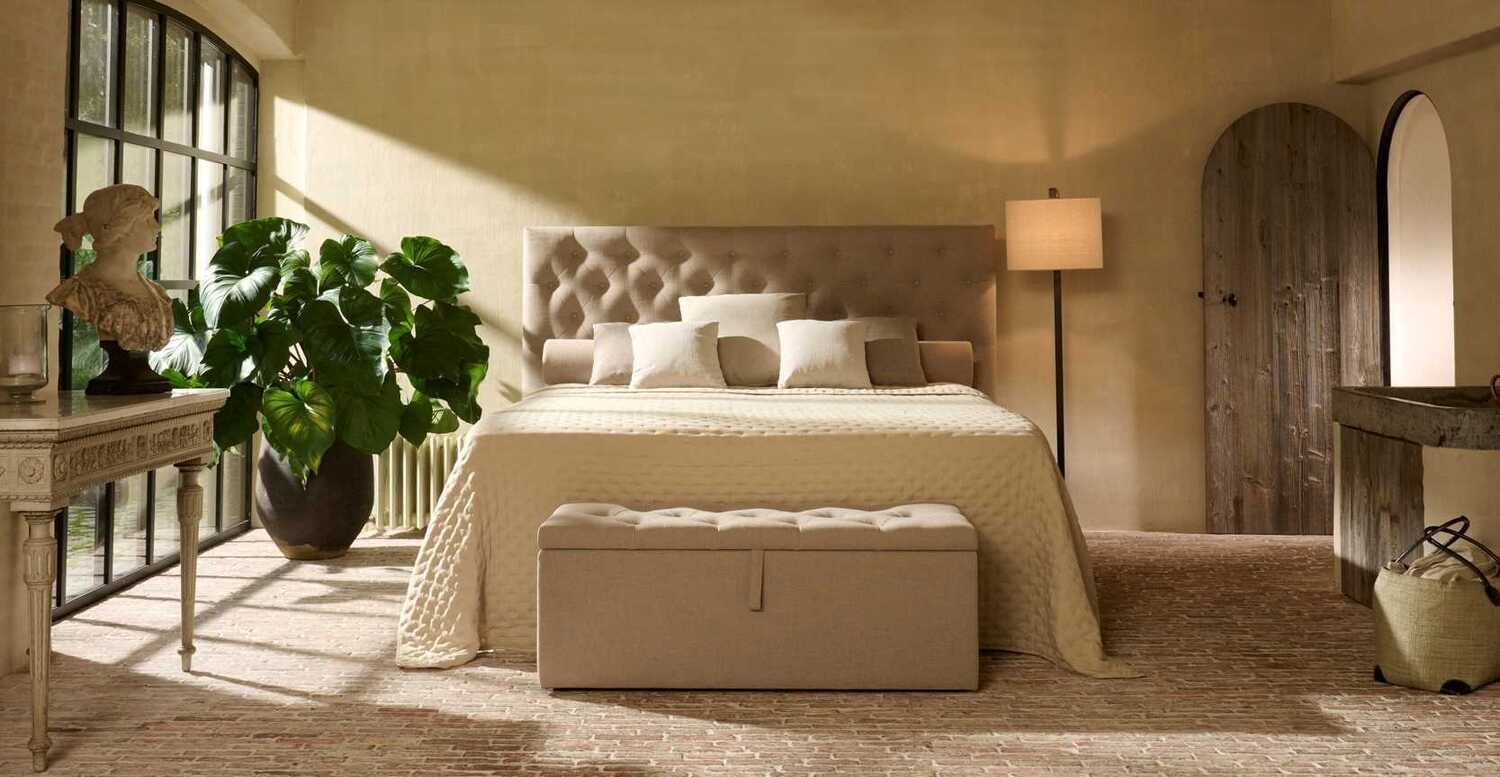 Magnolia Recor Bedding Elektrisch 2-persoons Boxspring Magnolia Recor Bedding Elektrisch 2-persoons Boxspring
