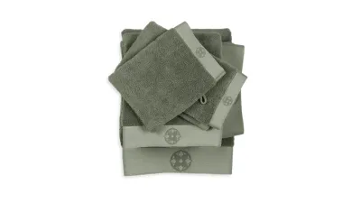 Kayori TAORU - Handdoek - 50x100 - Olijfgroen