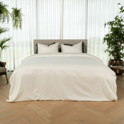 Kayori dekbedovertrek Elin Off white