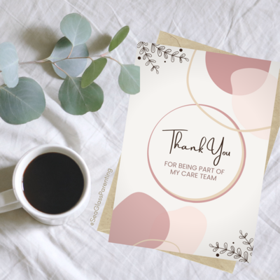 Thank you for being part of my care team. Your kindness helped—Provider thank you (greeting card)