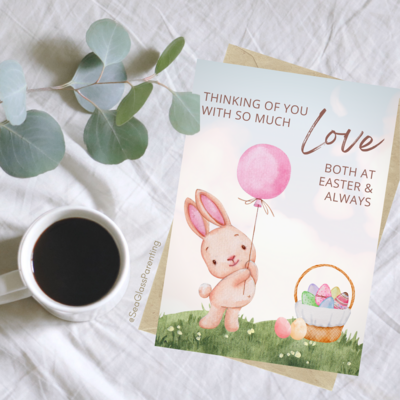 Thinking of you with so much love, both at Easter and always—Holidays after loss (greeting card)