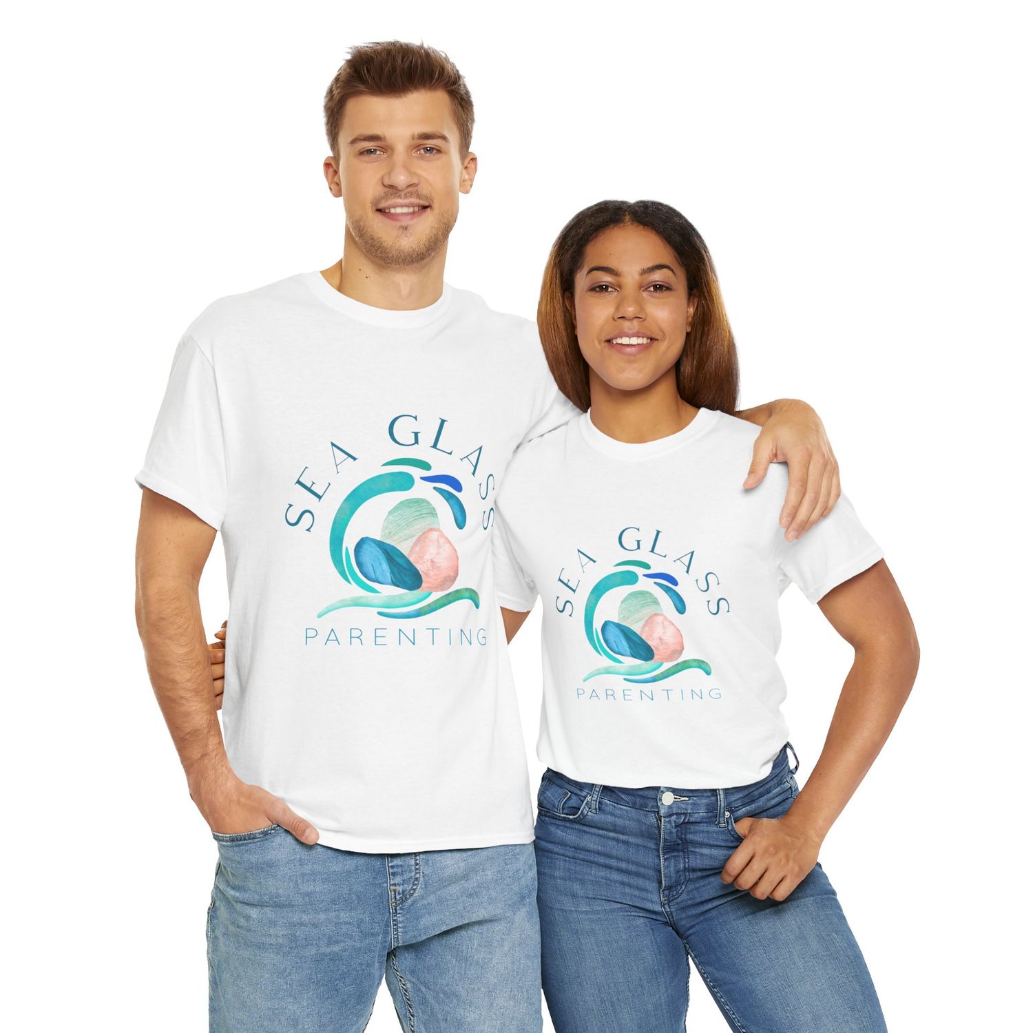 Sea Glass Parenting logo—Baby Loss Awareness and Remembrance (T-shirt)