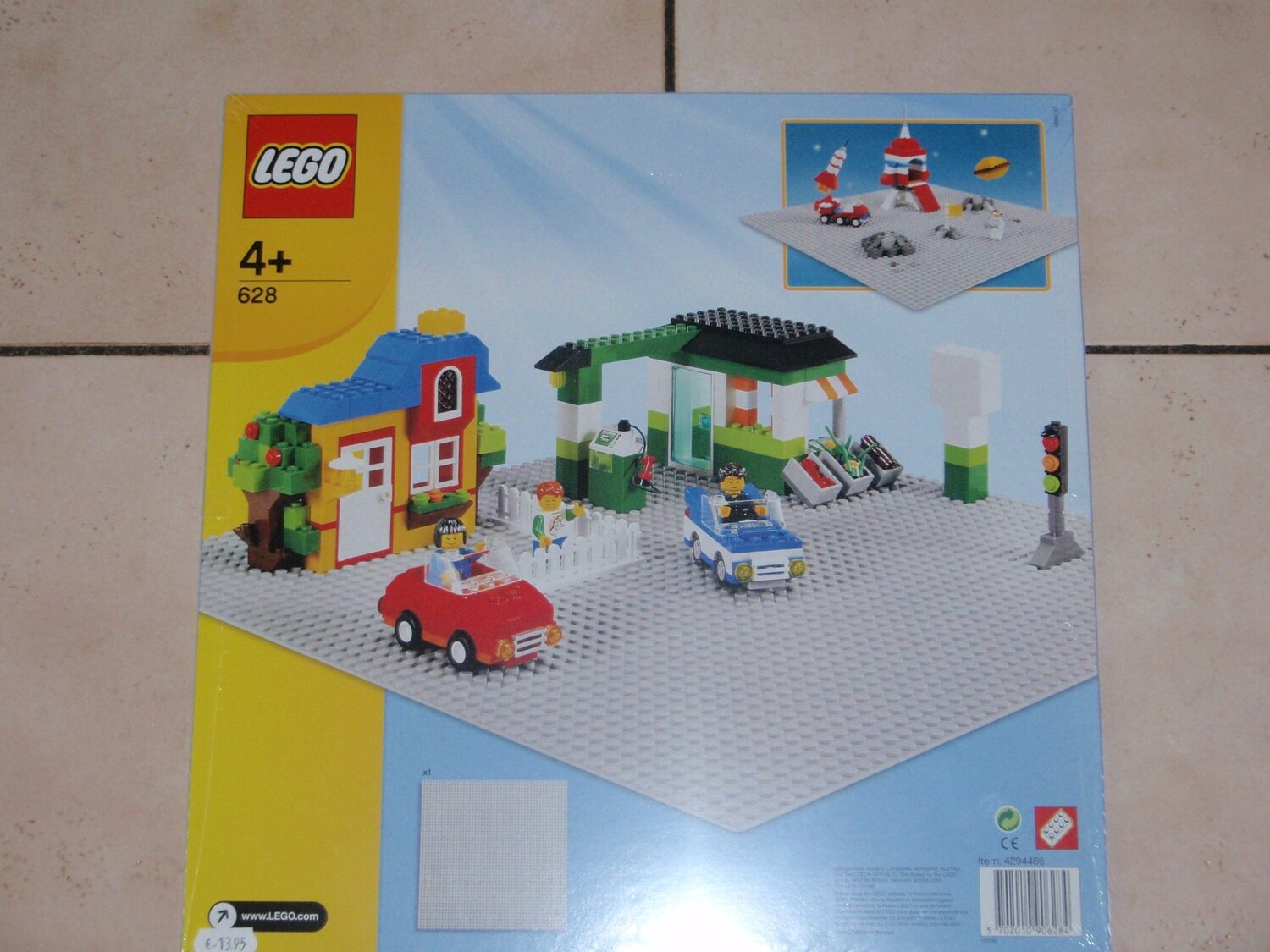 Lego Basic Grote grijze grondplaat