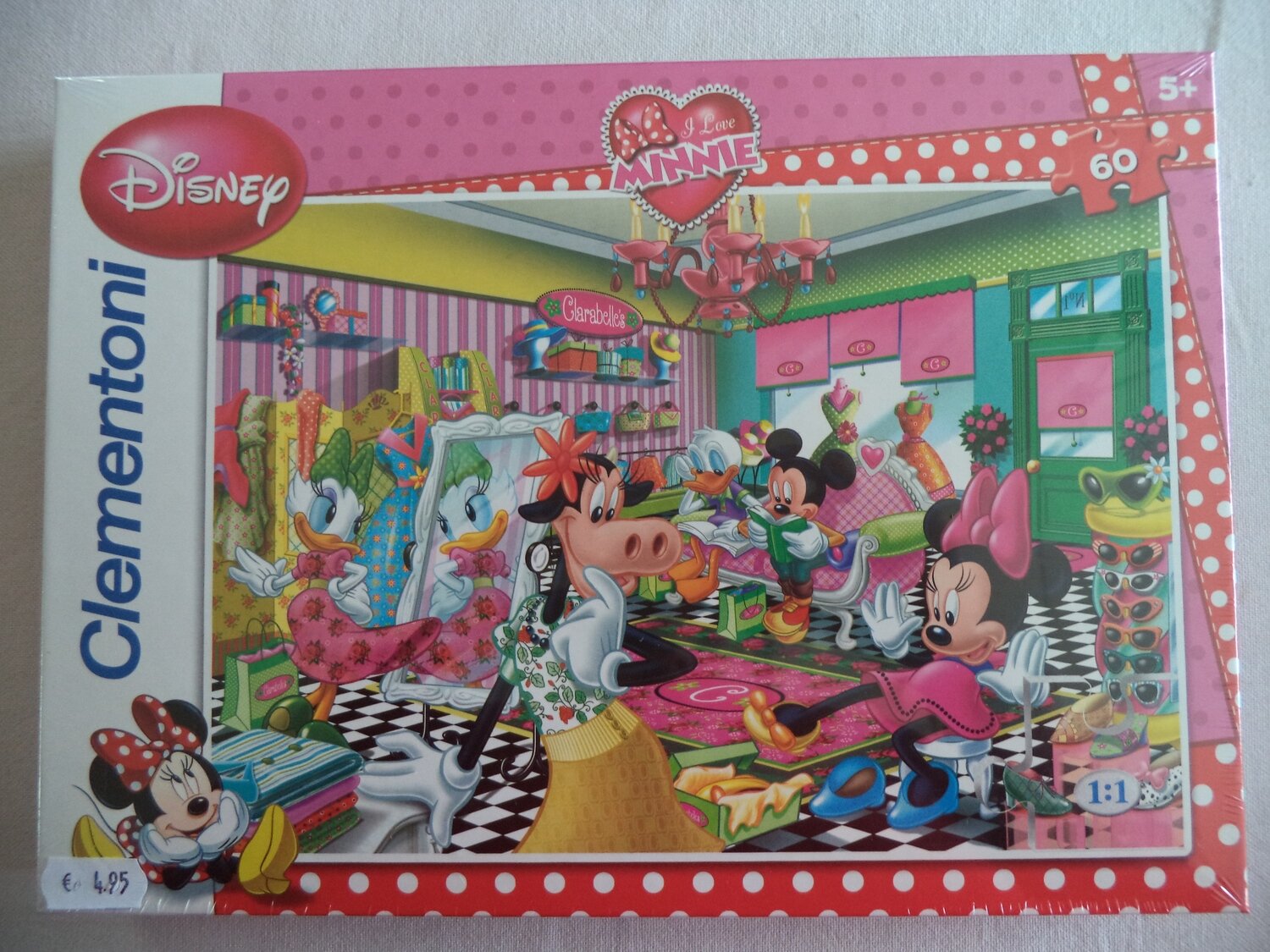 Minnie Mouse puzzel 60st modeshow