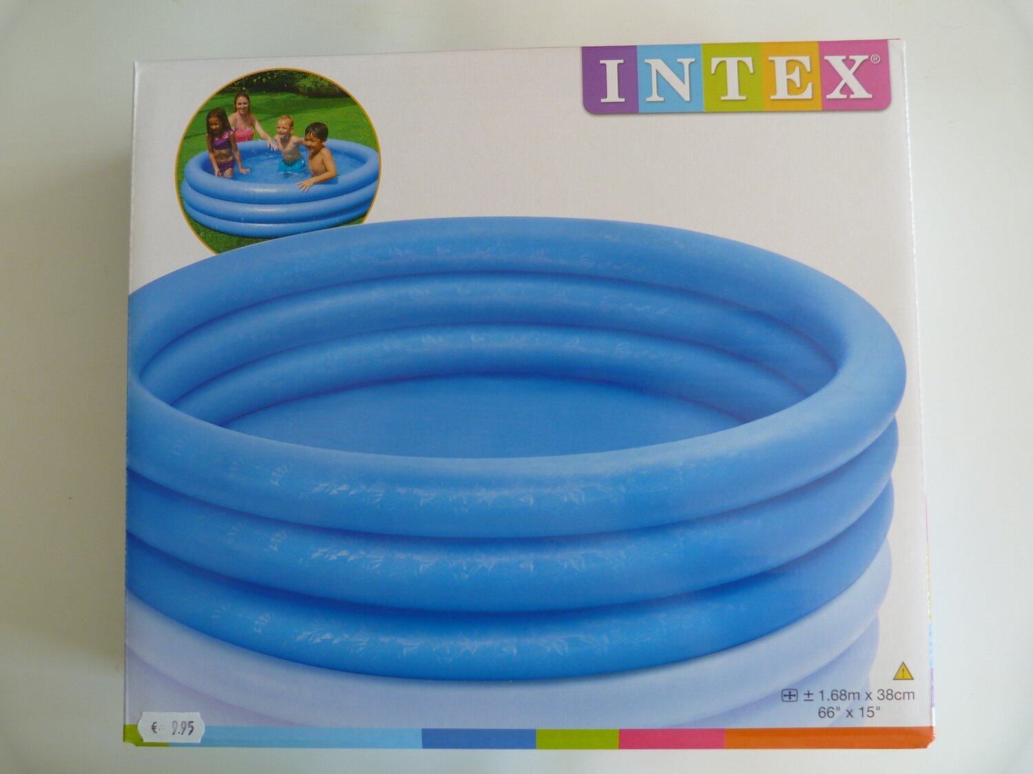 Intex Crystal Bleu zwembad 168x38