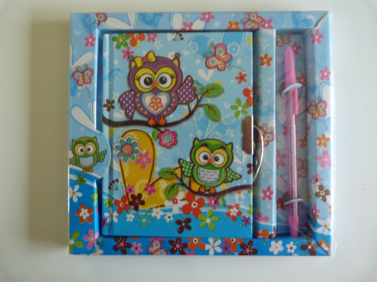 Dagboek uil blauw