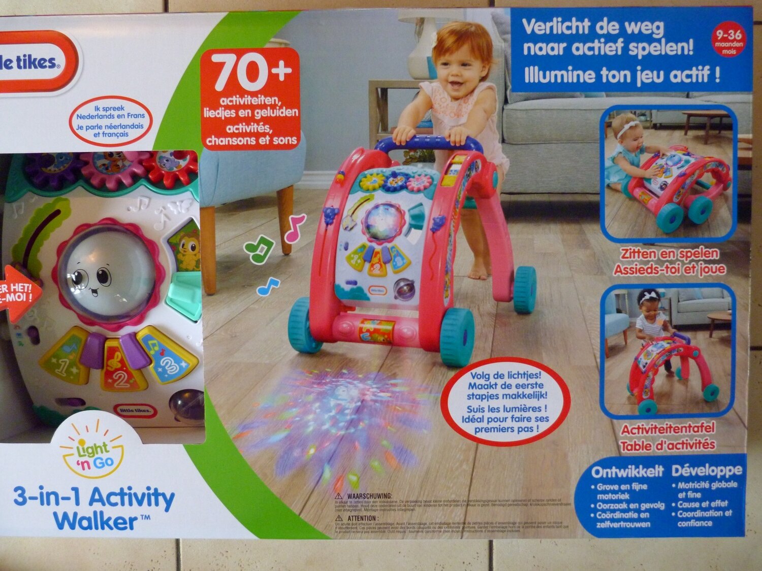 Little Tikes 3 in 1 Atctivity Walker rose