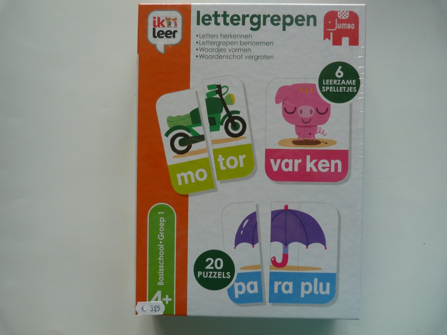 Lettergrepen leerspel