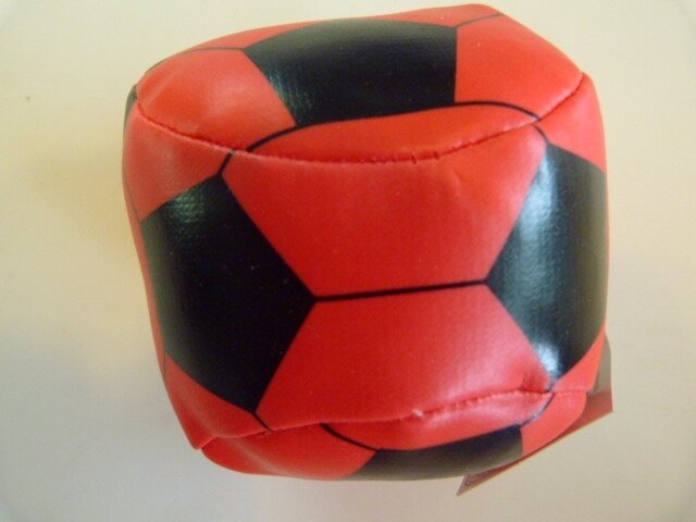 Zachte bal rood 7.50cm