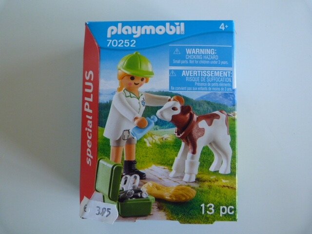Playmobil Dierenarts met kalf