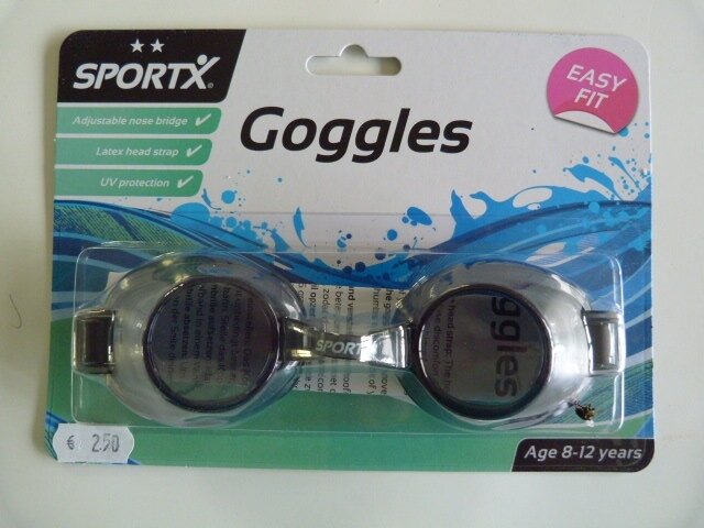 SportX chloorbril zwart