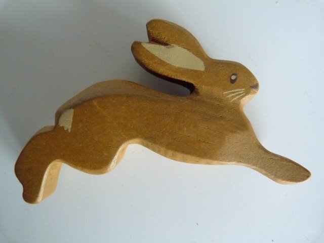 Houten bosdieren Haas