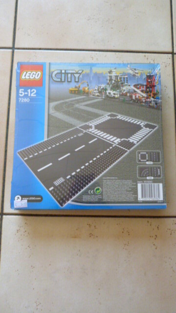 Lego City Rechte wegenplaten en kruising