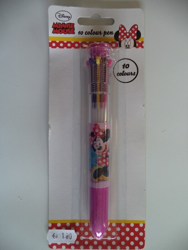 10 Kleurenpen Minnie
