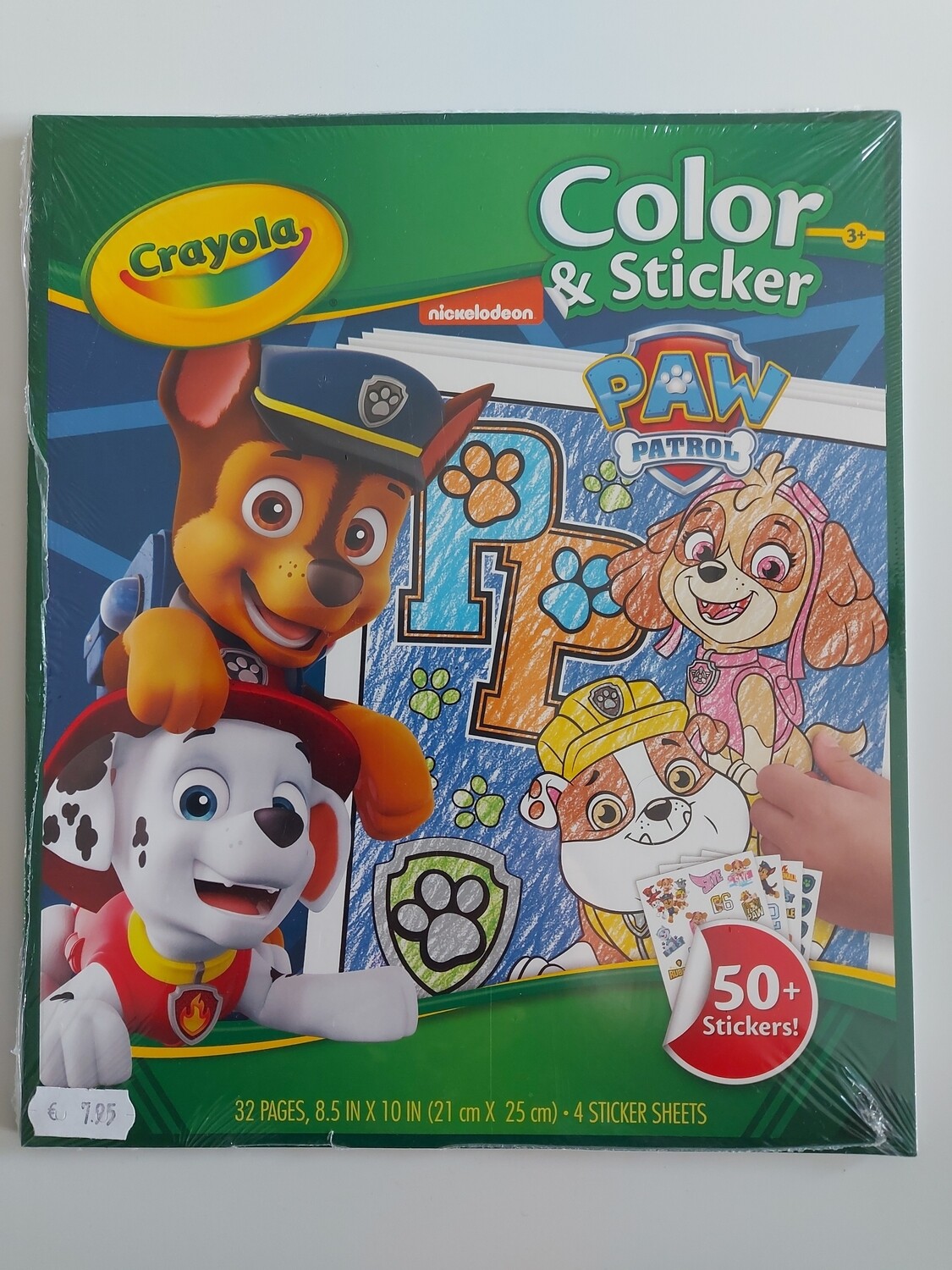 Crayola Color &amp; sticker  Paw Patrol
