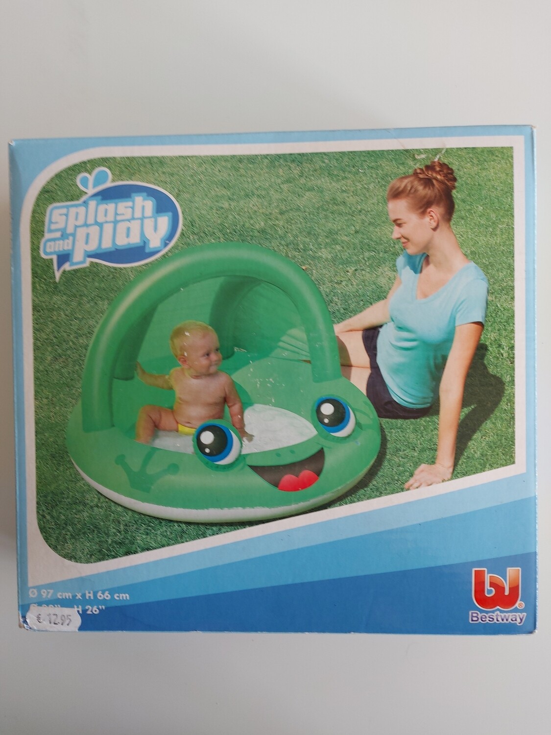 Kinderzwembad met dak